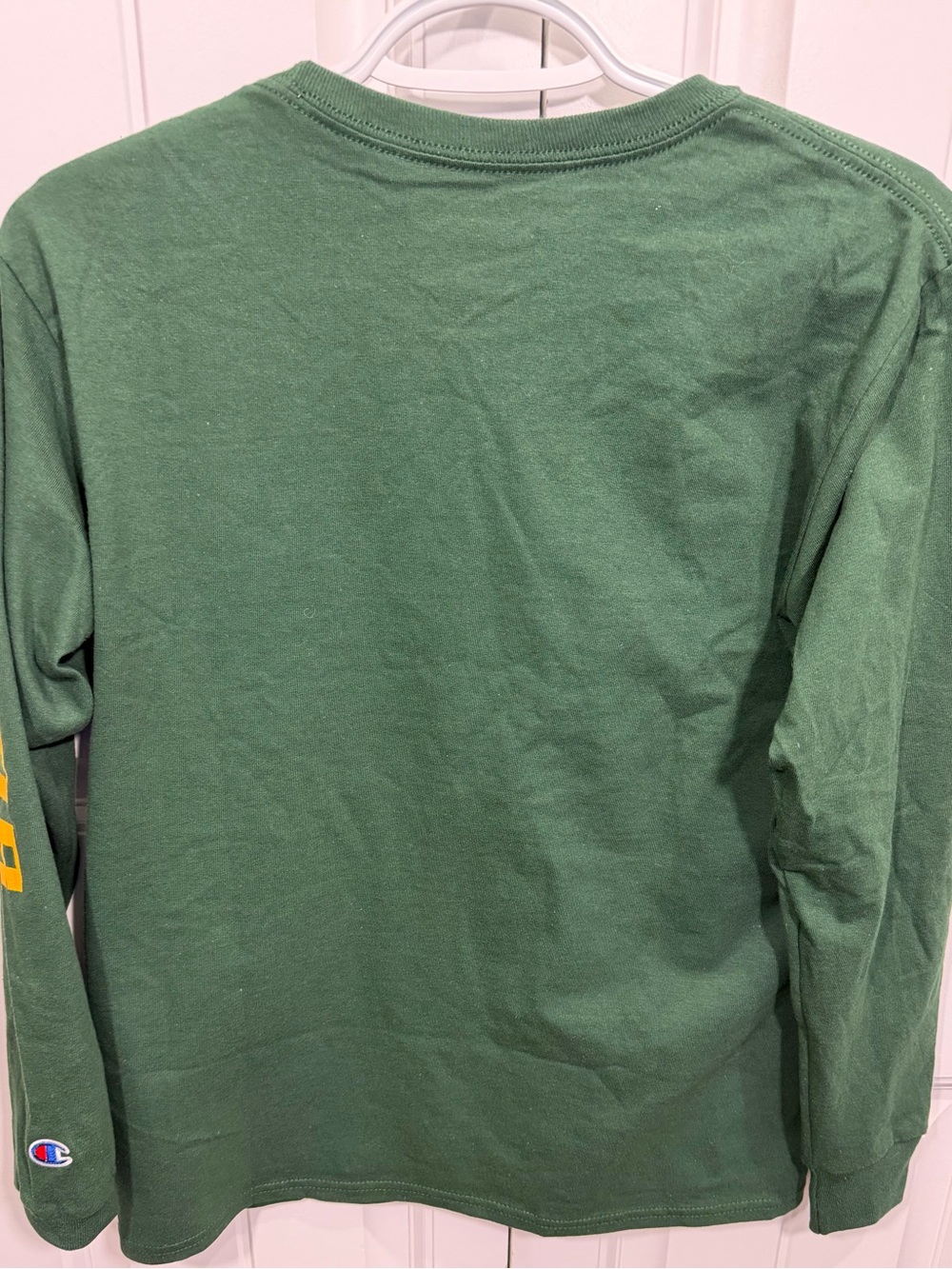 Champion Baylor Bears Basketball Long Sleeve Tee Youth Large NWT Green - Picture 2 of 9